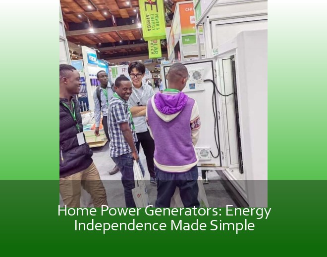 Home Power Generators: Energy Independence Made Simple